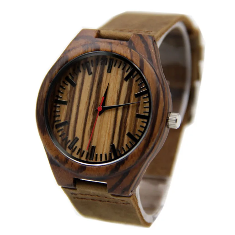 

New Arrival Natural Wooden Sandal Wood Quartz Watch Japan MIYOTA Movement Wooden Watches Dress Wristwatch For Unisex Gift