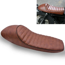 Motorcycle Cafe Racer Seat Hump 24.5Inch Vintage Saddle Seats for Honda CB GB GL CBR Suzuki GS Yamaha XJ XJ550 XT500 XS650