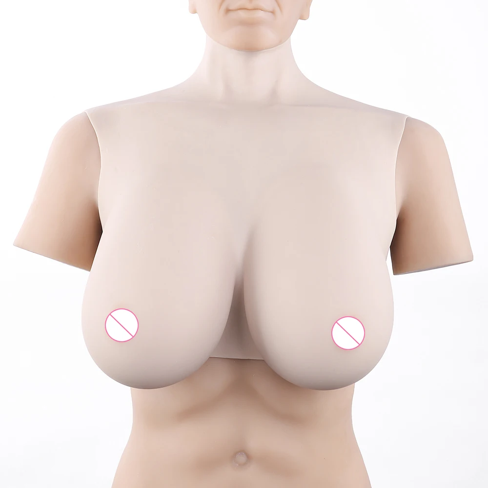 H Cup 5400g Huge Chest Fake Boobs False Breasts Dokier Silicone Breast Forms Breastplates For Crossdresser Transgender Drag