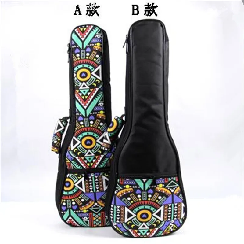 

Design 21 23 24 26inch soprano concert tenor ukulele bag backpack case soft gig padded pattern creative gifts for kids girl boy