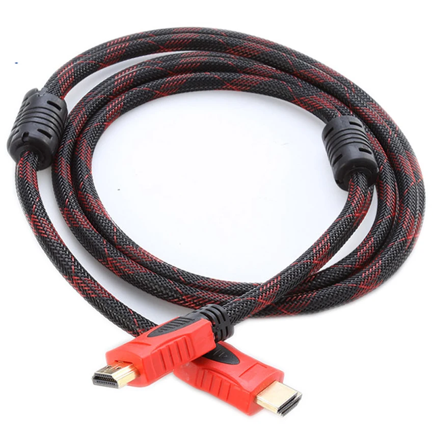 High Speed 5ft 10ft 16ft 1,5M 3M 5M 10m 15m 20m Überzogen 1,4V HD Kabel Stecker auf Stecker Adapter 1080p 3D für HD TV LCD LED PS3 – Detail 4