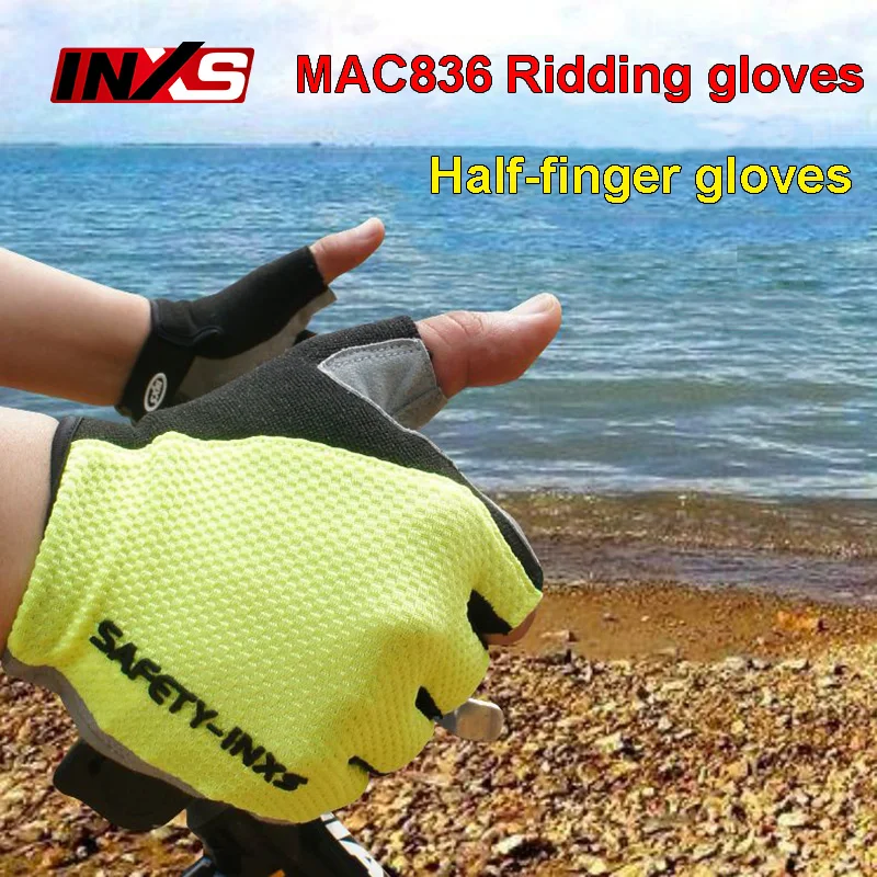 

SAFETY-INXS Ridding gloves MAC836 high quality Riding half finger gloves Solid anti-slip Breathable comfort safety gloves