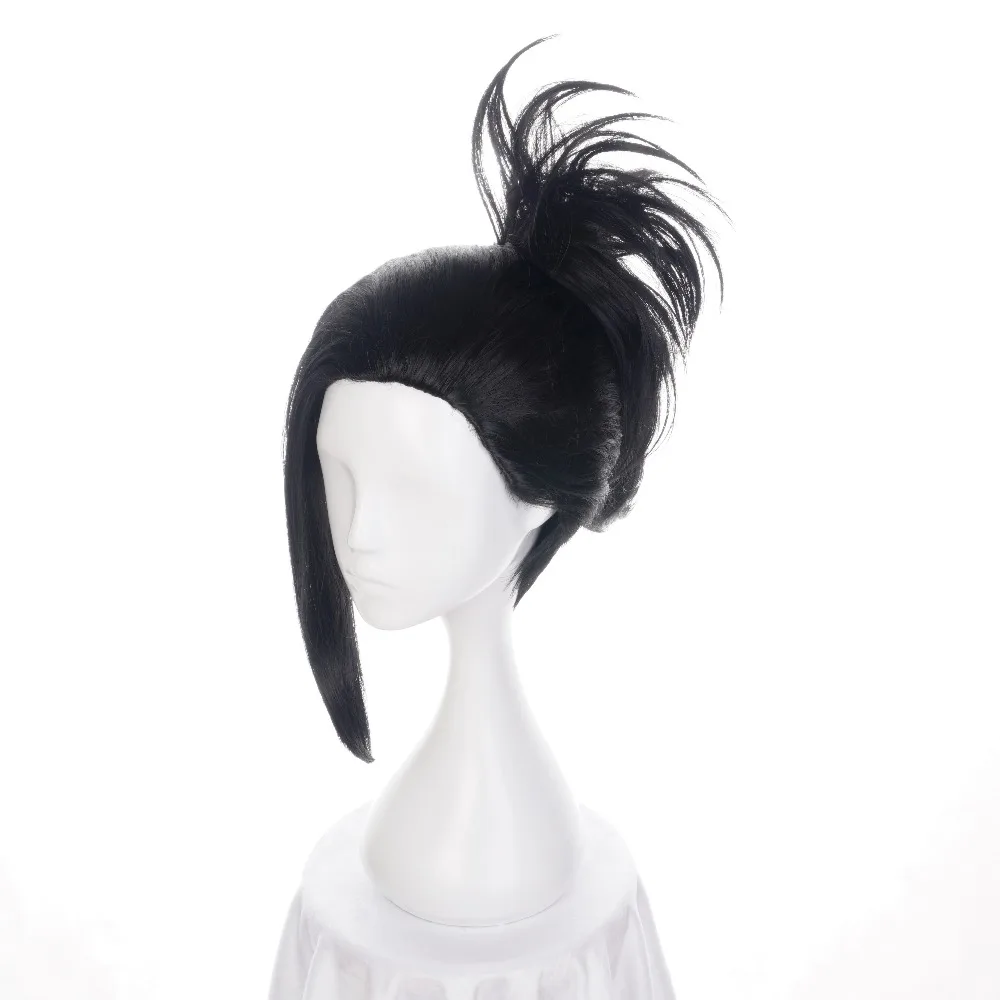 ccutoo Yaoyorozu Momo Black Synthetic Hair Costume Cosplay Wig