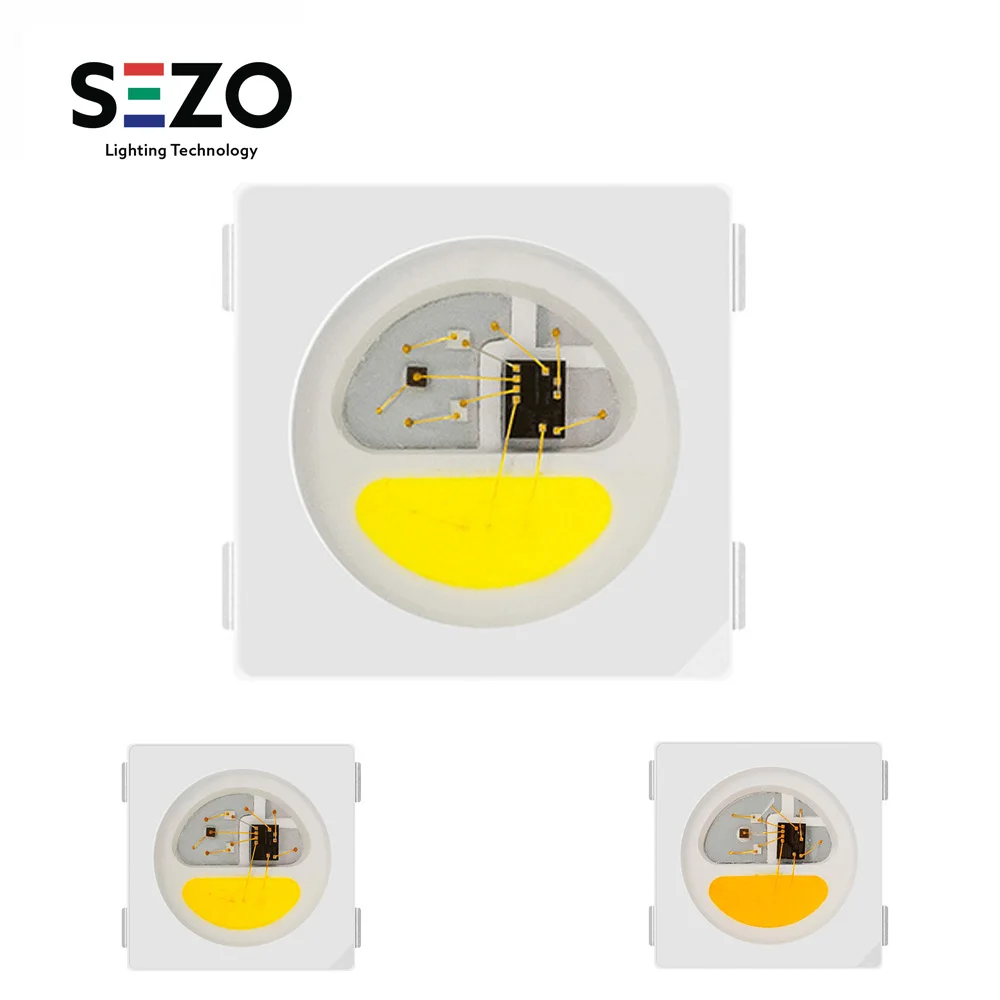 10~1000pcs SK6812 RGBW RGB & (Nature/Warm/White) Similar WS2812B 5050 SMD Individually Addressable Digital LED Chip Pixels DC5V