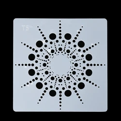 For Walls Painting Scrapbooking Stamp Album Decor Embossing Paper Card Template Mandala Auxiliary Layering Stencils