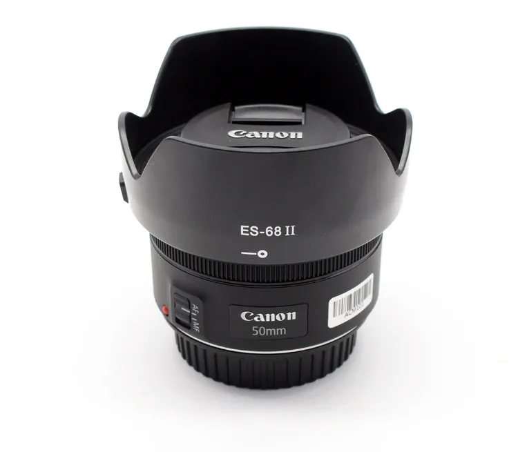 ES-68 II ES 68 II ES-68II Lens Hood Reversible 49mm Camera Lente Accessories for Canon EF 50mm f/1.8 STM