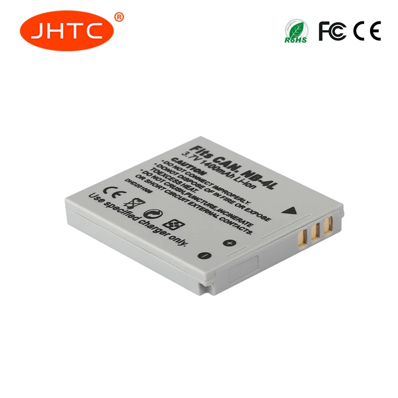 Batteria NB-4L 4L per Canon IXUS 30 40 50 55 60 65 80 100 I20 110 115 120 130 IS 117 220 225 230 255 NB 4L 1400mAh batterie