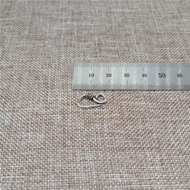 6pcs of 925 Sterling Silver Hook Connector Clasps for Bracelet Necklace