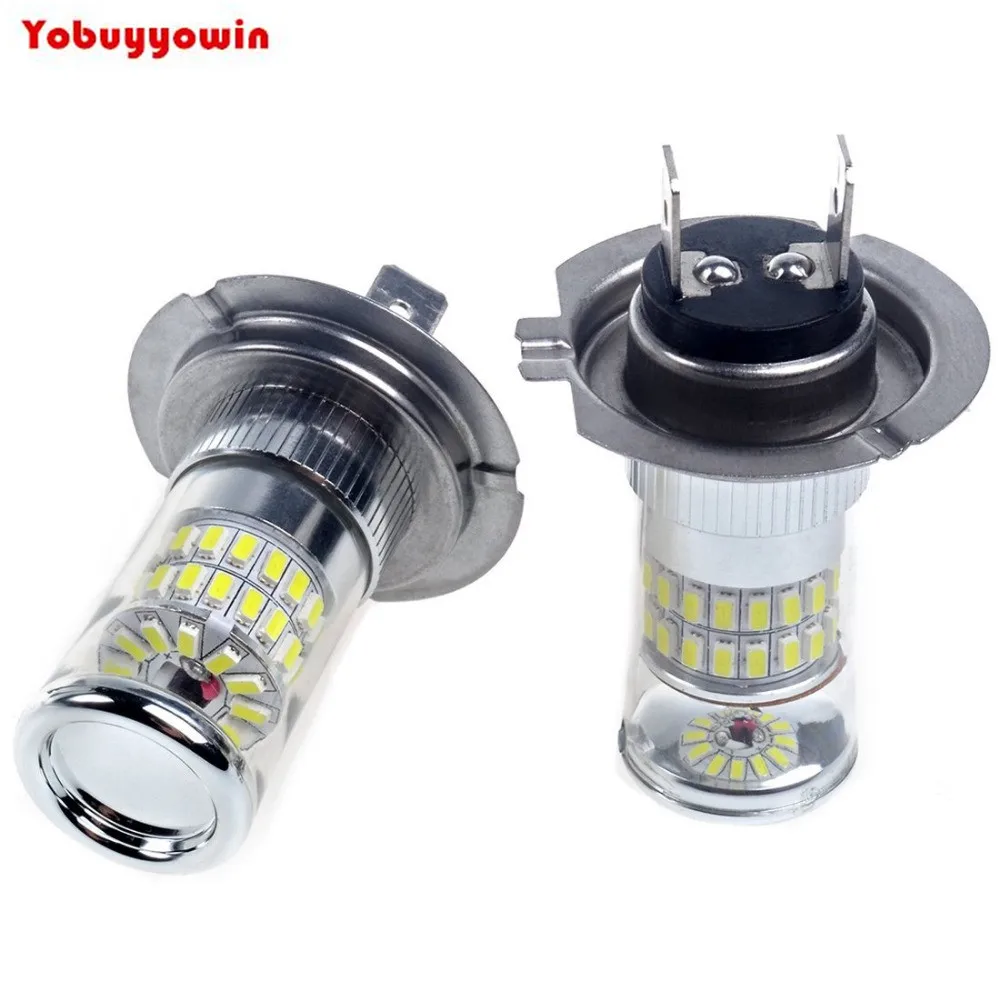 

2Pcs H7 48W 48x3014 SMD 500lm 6000K White Light LED for Car Reversing Lamp (DC 12-24V)