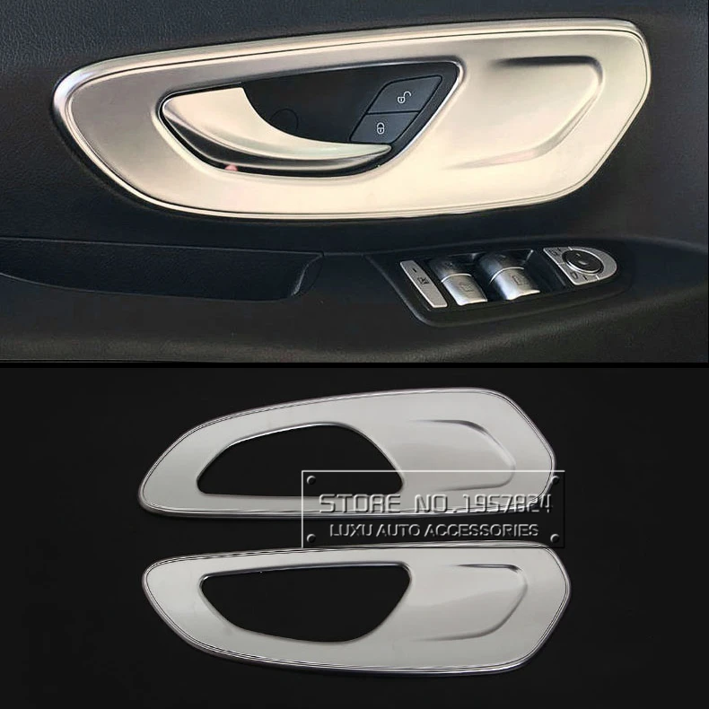 

DEE ABS Car Accessories for Mercedes-Benz VITO 2016 Interior Door Handle Bowls Panel Trim Strip Chrome Plate Stickers