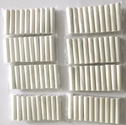 40pcs 2.5cm*0.5cm Electric Eraser Refill Core Pencil Rubber Office School Supply Student Stationery Drawing Tool