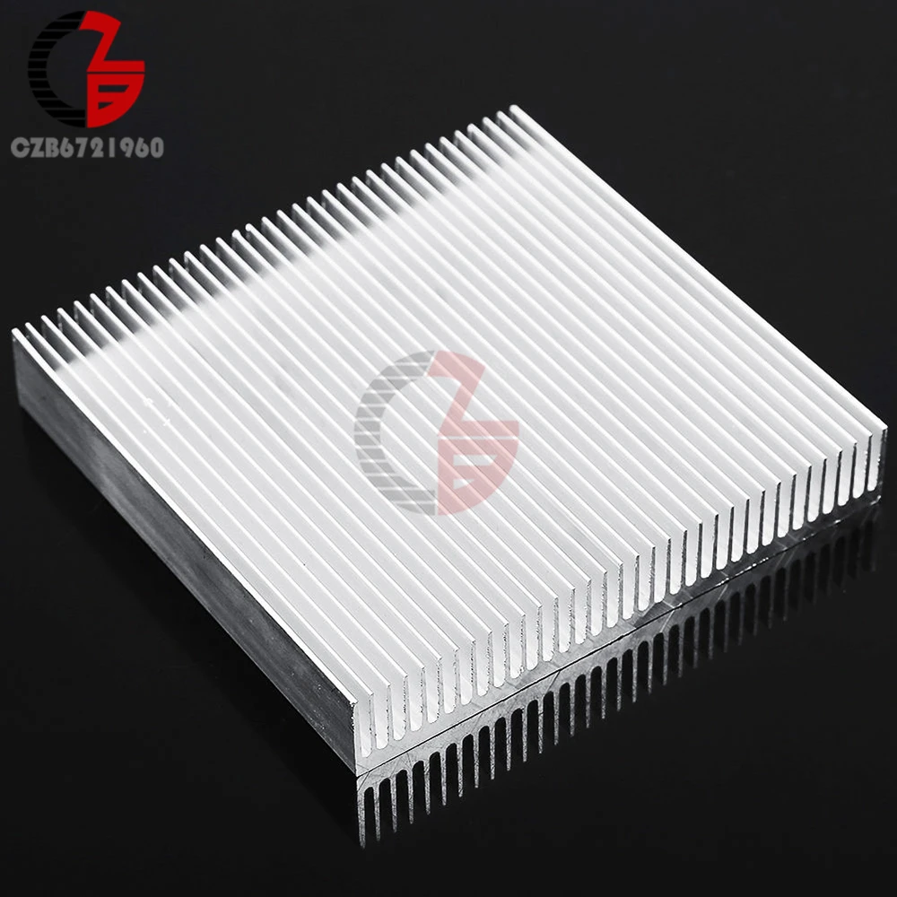 Aluminum Heat Sink Cooling 90x90x15mm LED Power IC Transistor DC Converter