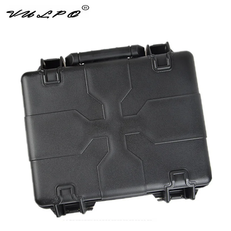 Imagem -05 - Vulpo Tático Pistola Dura Case de Armazenamento Case Arma Acolchoado Abs Airsoft Pistola Case Carry Boxs para a Caça Airsoft