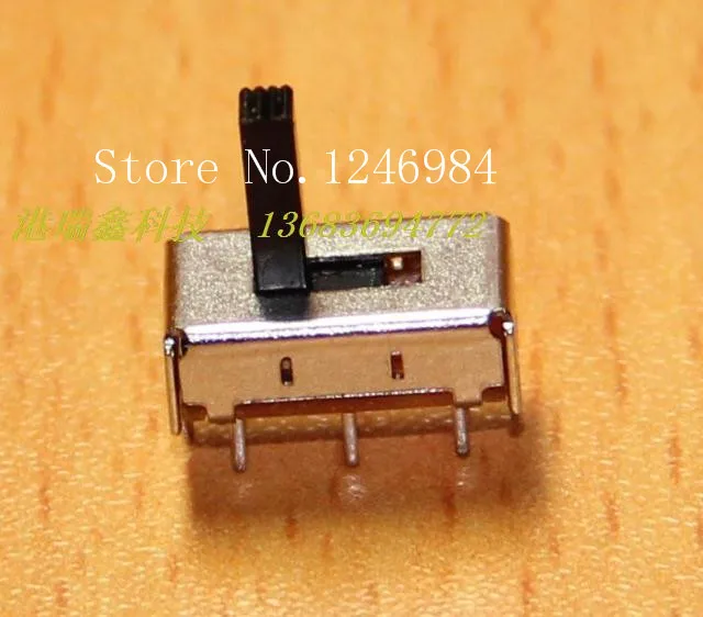 

[SA]Small electronic switch toggle vertical sliding switch DC power supply welded plate switch SS-22H06--200pcs/lot