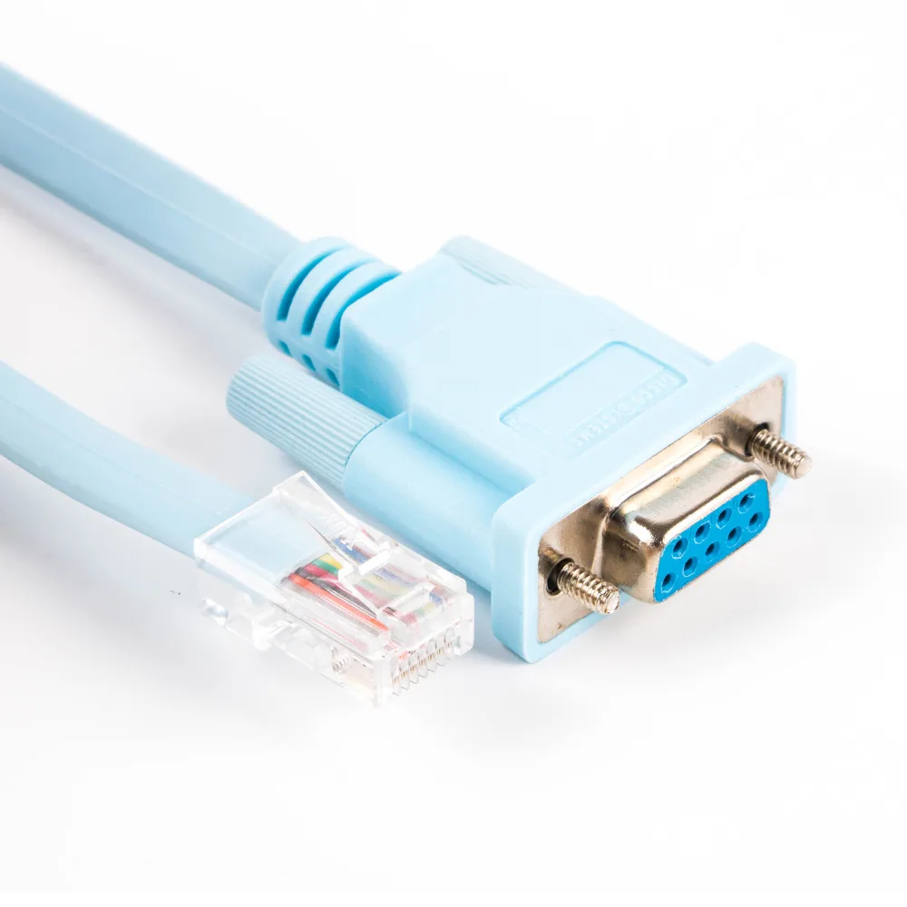 RJ45 Cat5e CAT6 to RS232 DB9 Console Router Cable