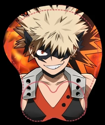 Anime Mỹ Anh Hùng Giới Học Thuật 3D Ngực Silicon Còn Lại Miếng Lót Chuột Máy Tính Xách Tay Máy Tính Bakugou Katsuki Thảm Chơi