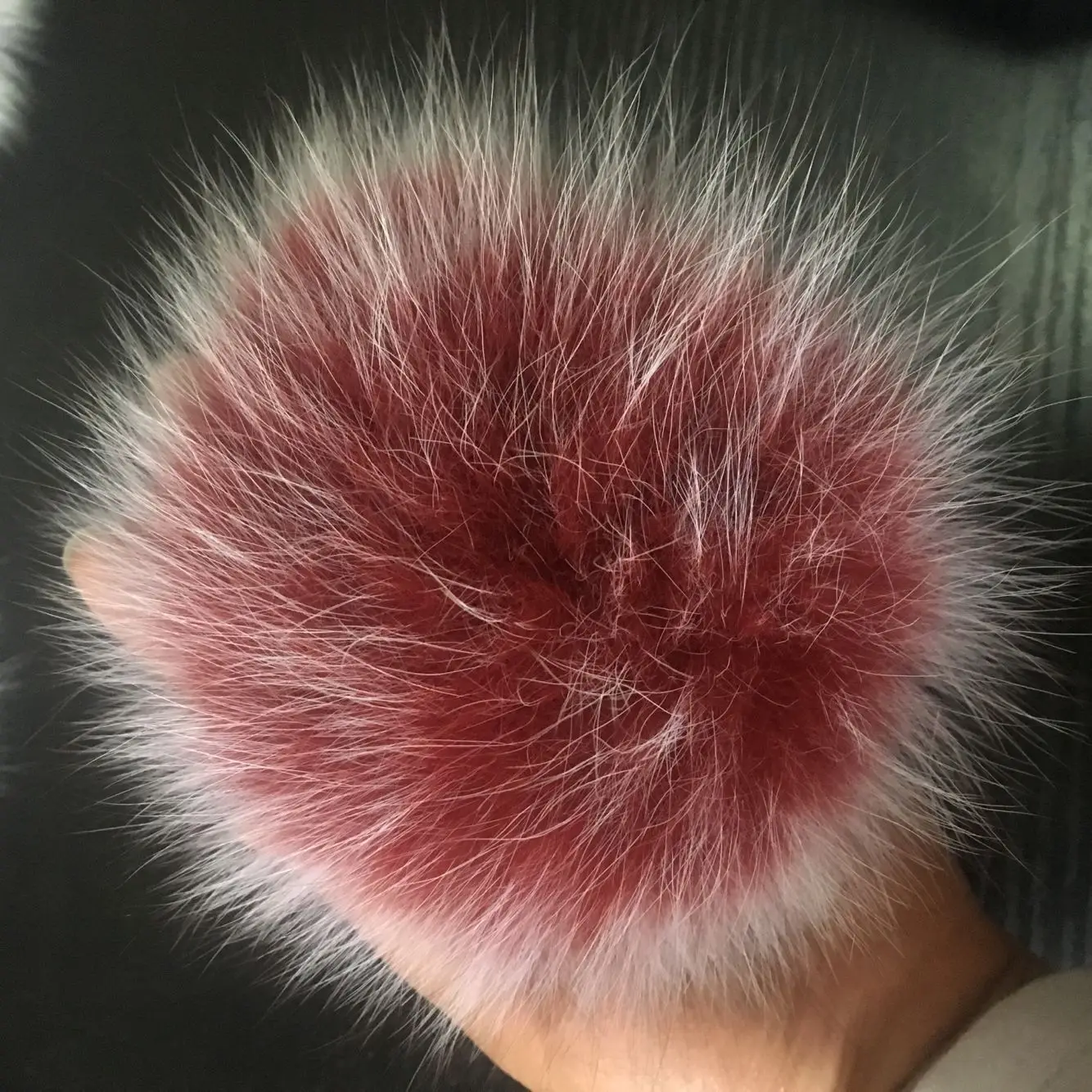 DIY 14-15cm Real Fox Fur pompoms Big Luxury fur balls for knitted hat beanies Shoes and scarves Natural raccoon fur pom poms