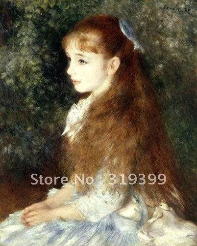 

Linen Canvas Oil Painting reproduction,irene cahen danvers by pierre auguste renoir,Free Shipping,100% handmade