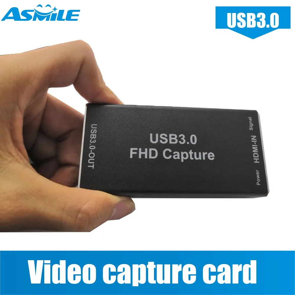 

HDMI-USB3.0 Video capture card support 720P/1080/2K HDMI input,and transport is high speed USB3.0(compatible USB2.0)