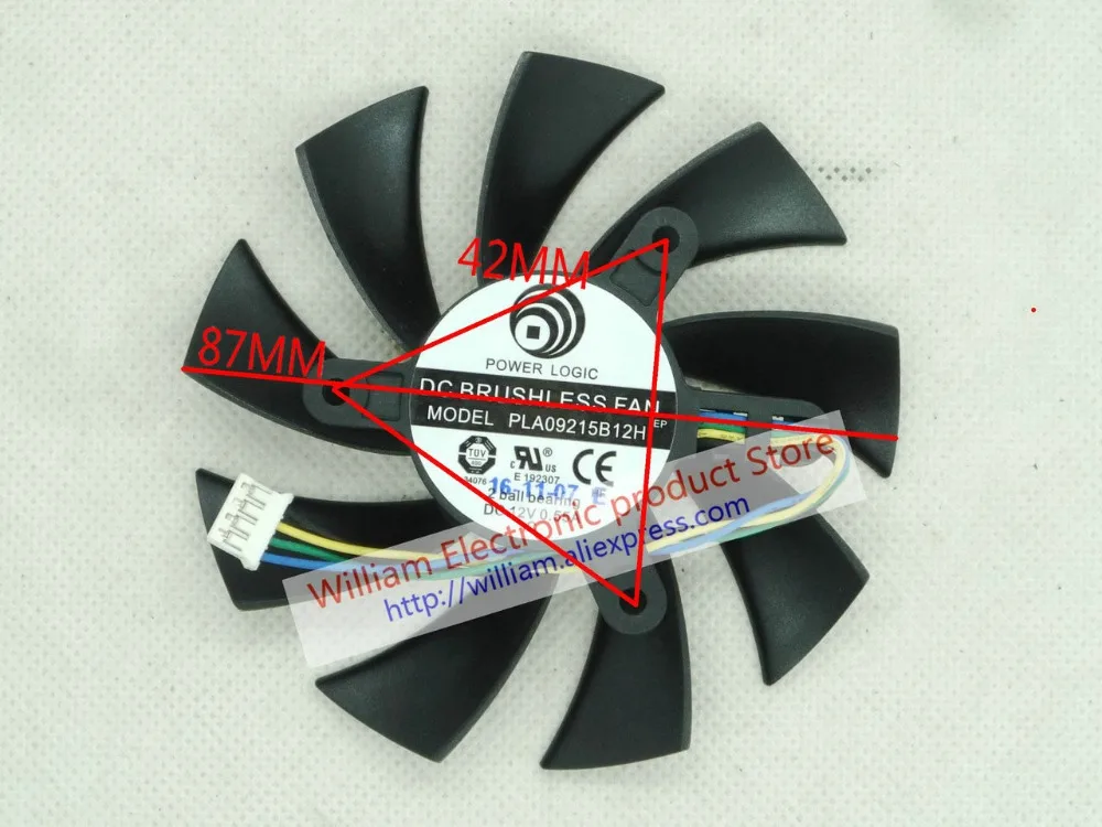 New Original for Dataland HD7850 graphics cooling fan PLA09215B12H 12V 0.55A