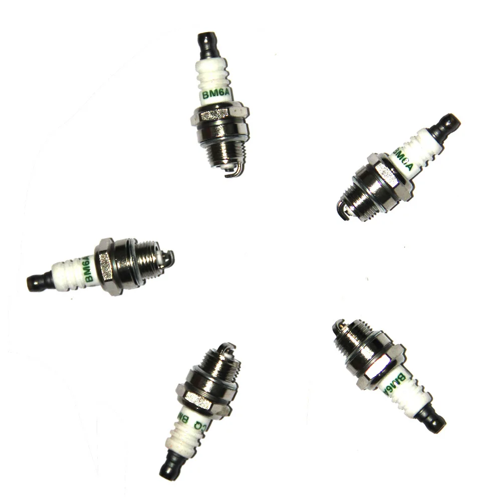 

5Pack BM6A Spark Plugs L7T BPMR7A RCJ6Y RCJ7Y WSR5F For STIHL Trimmer Blower Chainsaw TS400 TS420 TS460 021 MS180 MS250 FS55