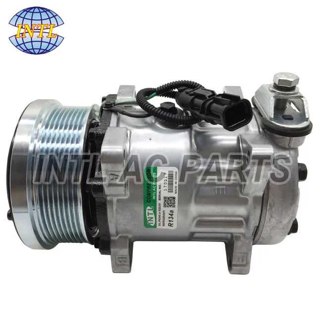 

Sanden 7H15 SD7H15 Car air conditioner auto ac compressor for block howo A7 24V 115mm 8PK