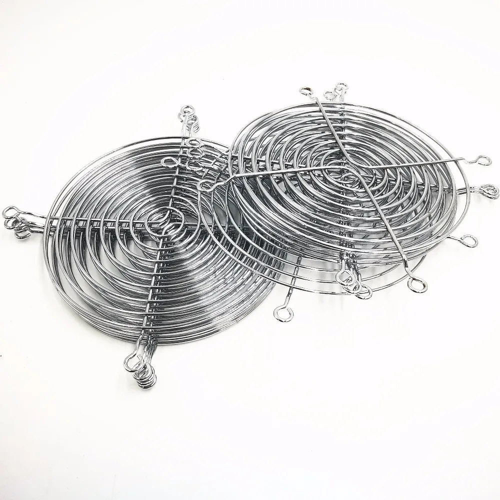 Tampa da Grade do Ventilador de Refrigeração de Metal Irradiando Tampa Protetora Filtro de Rede Guarda 80 mm 90 mm 120 mm Ventilador de Ferro Líquido 10 Pcs