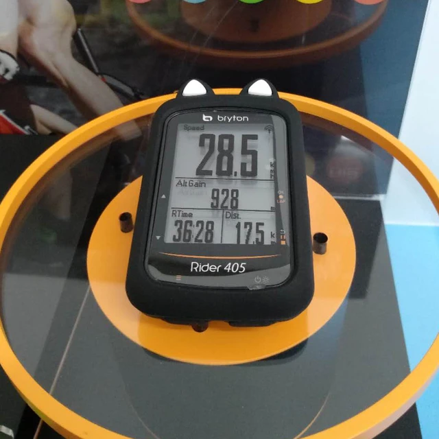 Bryton rider 450 rider 410バイクコンピューターシリコンカバー漫画ゴム保護ケースhdフィルム (bryton 405 410  450用) - AliExpress