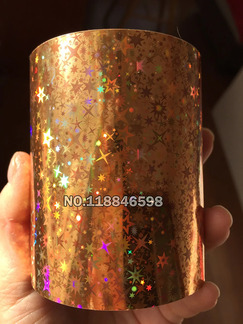 Gold Five Stars Hot Foil Stamping Paper Heat Transfer Anodized Gilded Free Ship