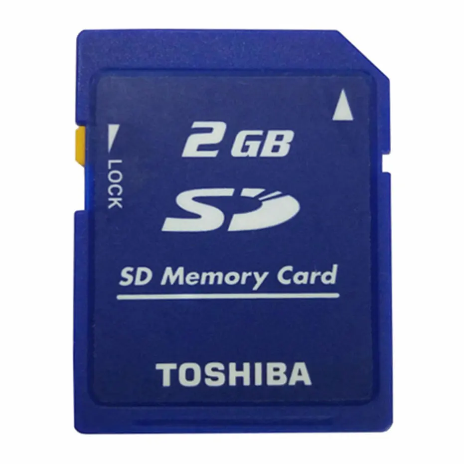 10 Buah/Lot Toshiba 2GB Kartu SD Carte Kartu Memori SD dan Kunci Kartu Sd Memoria SD Harga Grosir Murah Gratis Pengiriman