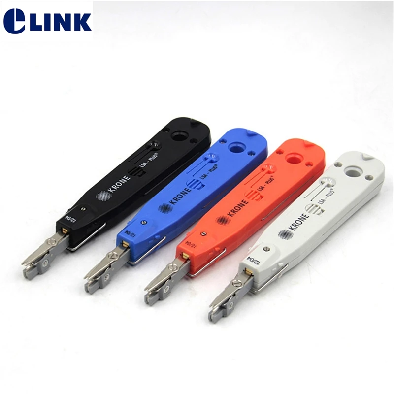 Punch Down Tool Kit mit Sensor für Telekommunikationstelefonkabel RJ11 Ethernet LAN Netzwerk Cat5 RJ45 Kabel tragbar 1 Stück
