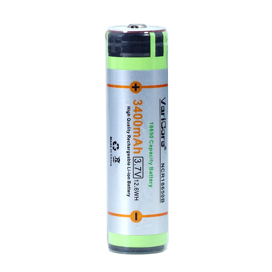 1-10PCS VariCore protected for 18650 3400mAh battery NCR18650B with original new PCB 3.7V Suitable for flashlights