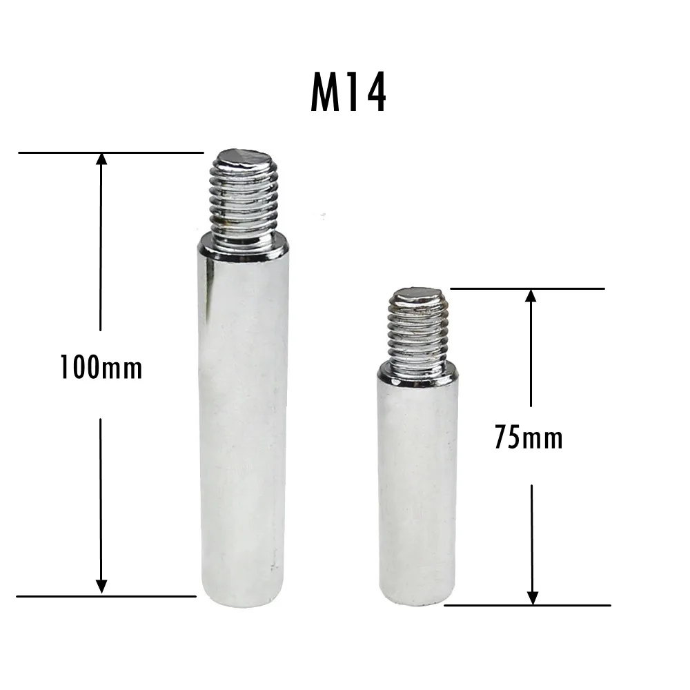 Bagnato Smerigliatrice Elettrica Asta di Prolunga M14 Allunga Bar per Tampone lucidatura Rettifica Ugelli