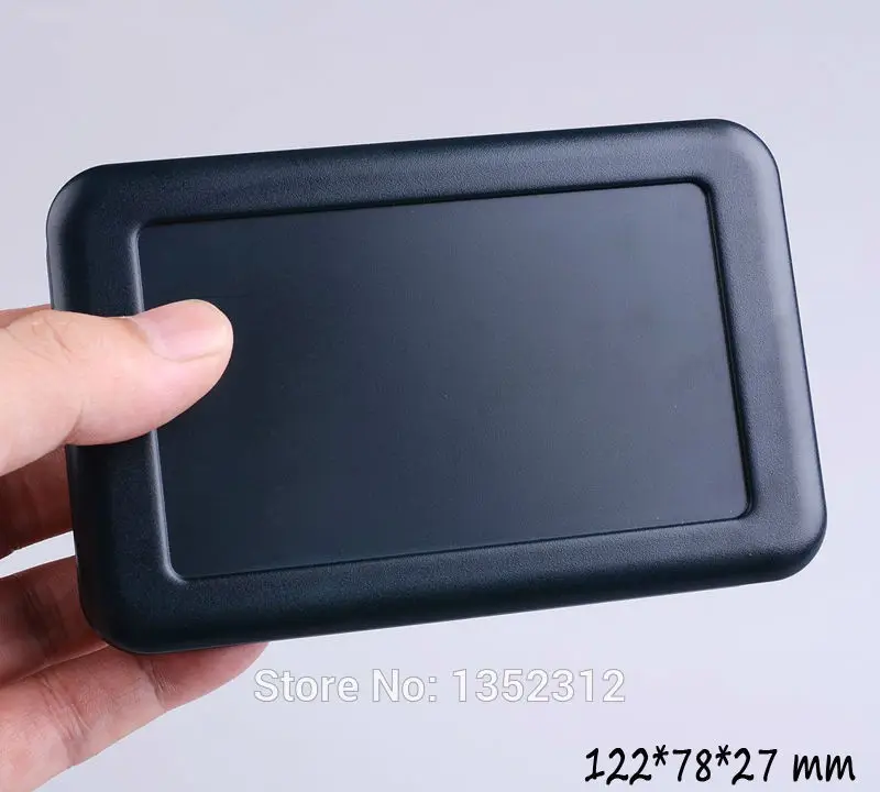 Free shipping 2 pcs/lot 122*78*27mm handheld project box plastic enclosure DIY PLC electronics case desktop instrument box