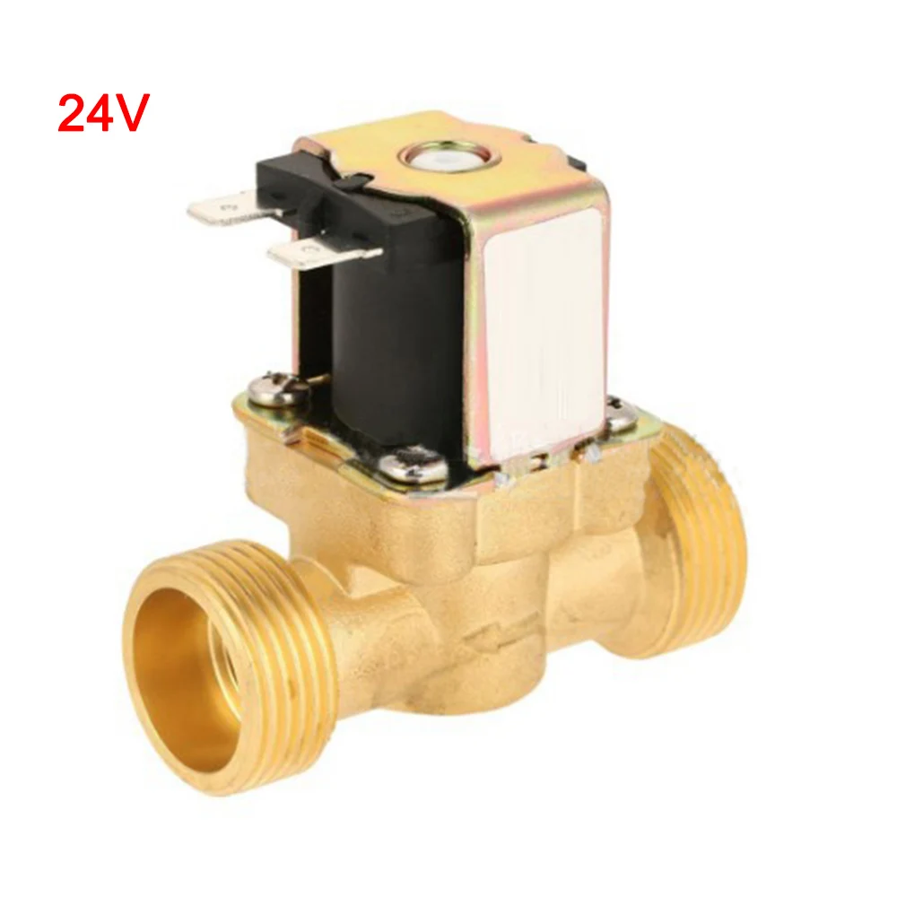 Copper solenoid valve water Electric DC N/C Air Inlet Flow Switch for Water Air with Copper filter valve AC 220V DC 12V DC 24V