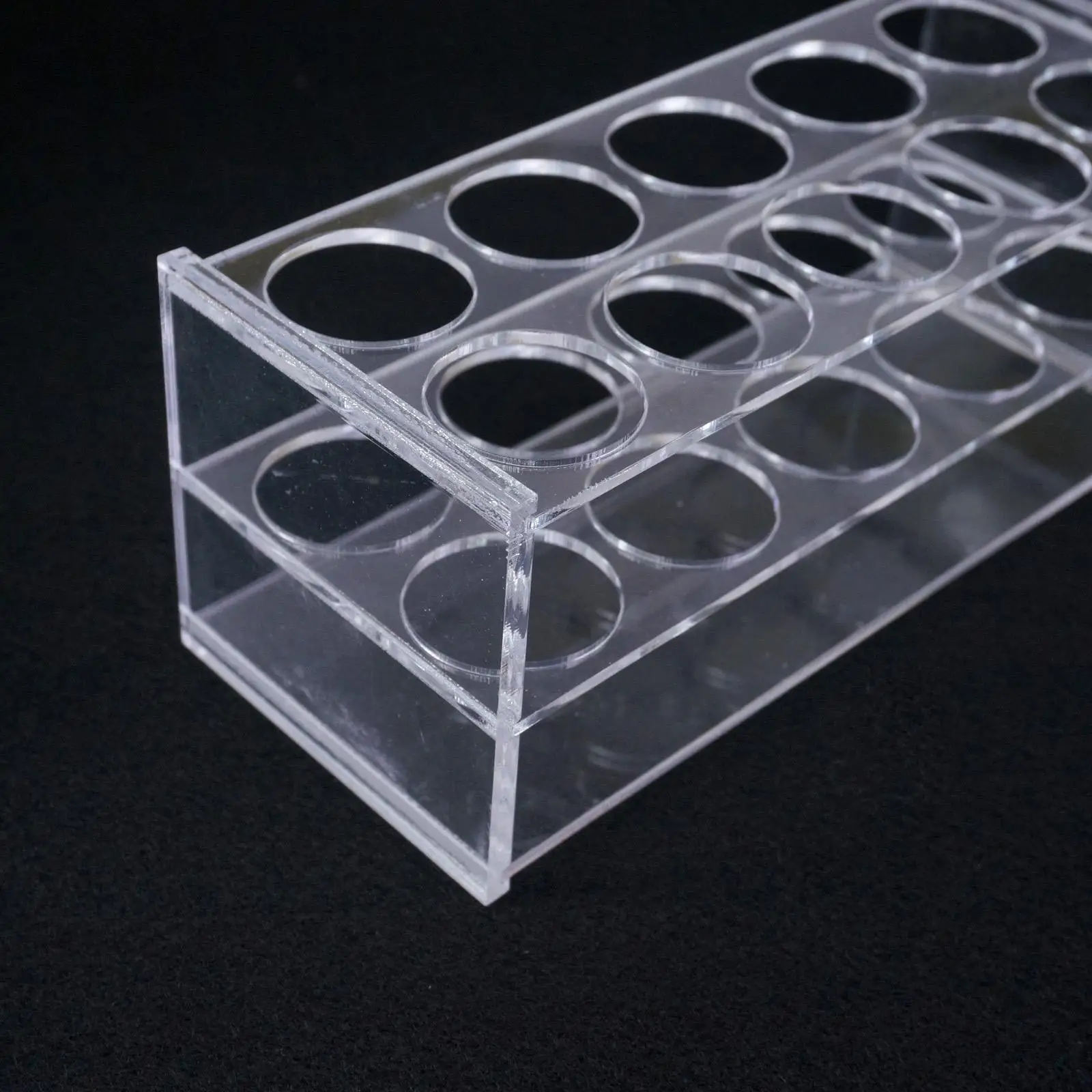 29mm Diam 10 Löcher Methylmethacrylat Rack Stehen Für 50ml Zentrifuge Rohre