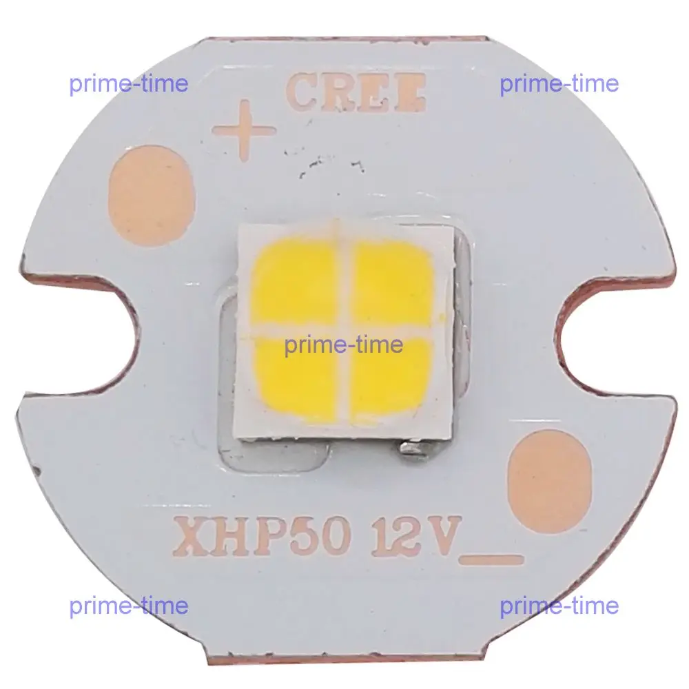 XHP50 6V 12V 6500K Cool White 5000K Neutral White 3000K Warm White LED Emitter 2546lm 19W J2 Dide On 16mm 20mm Copper PCB