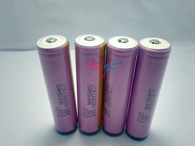 

20pcs/lot 100% New Original 18650 ICR18650-26FM 2600mAh Li-ion 3.7 V Rechargeable Battery Free Shipping