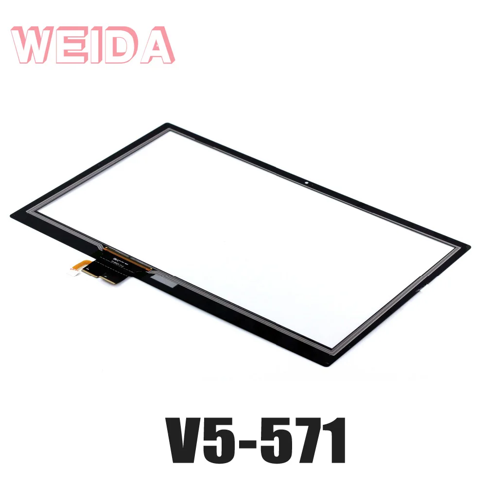 

WEIDA 15.6" Screen For Acer Aspire V5-571P V5 571 Series Touch Screen Digitizer Glass Frame LCD Assembly