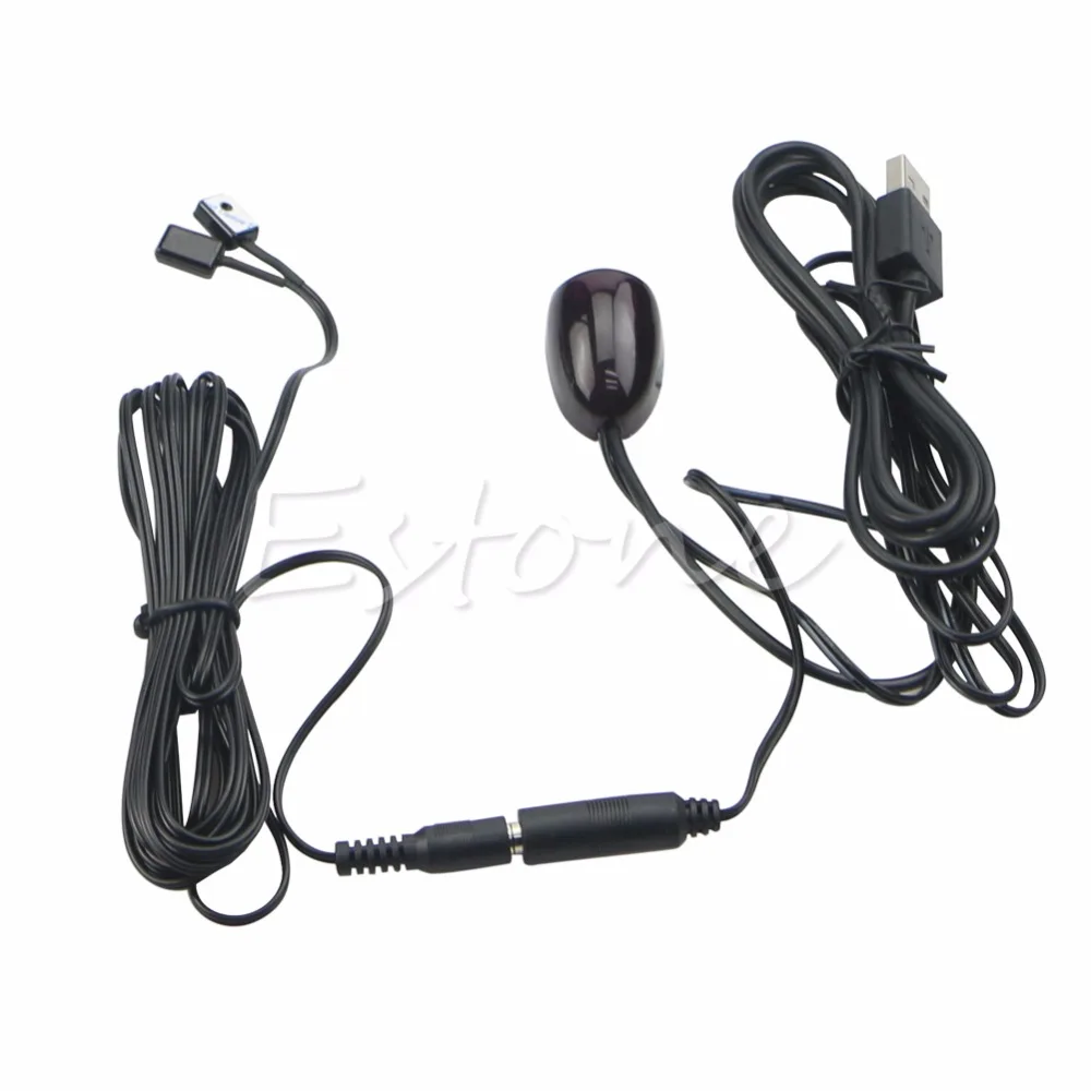 1 PC For 1 Receiver 2 Emitters Repeater Hidden Infrared Remote IR Extender System Kit