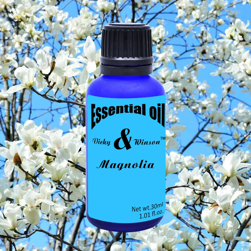 Finn & winson-Aceites Esenciales de flor de Magnolia para aromaterapia, aceite de flor de Michelia Alba 100% Natural puro, desodorización de Michelia, 30ml
