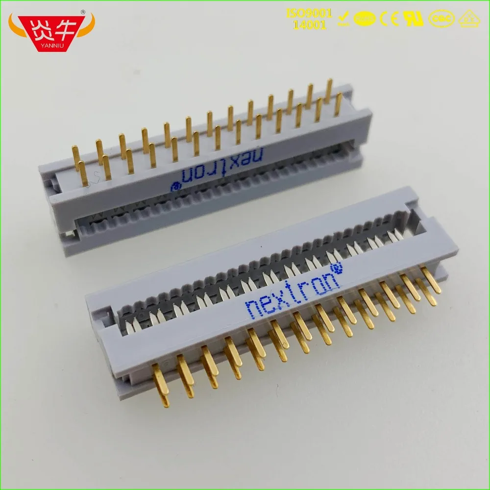 50Pcs FD-26P 2.54mm PITCH 2*13P 26PIN PLUG IDC SOCKET CONNECTORS ISP JTAG HEADER FOR FLAT RIBBON CABLE SAMPLE NEXTRON YANNIU