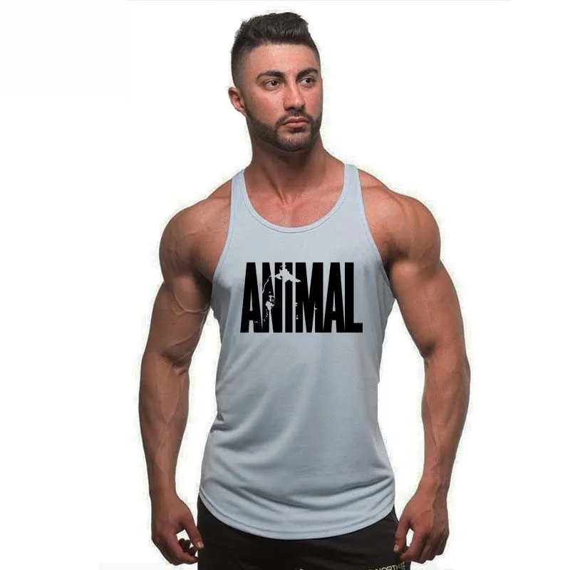 Animal brand clothing Stringer Tank Top Mens Brand Singlet Tops Bodybuilding and Fitness Shirt Regatas Clothes Vest Men