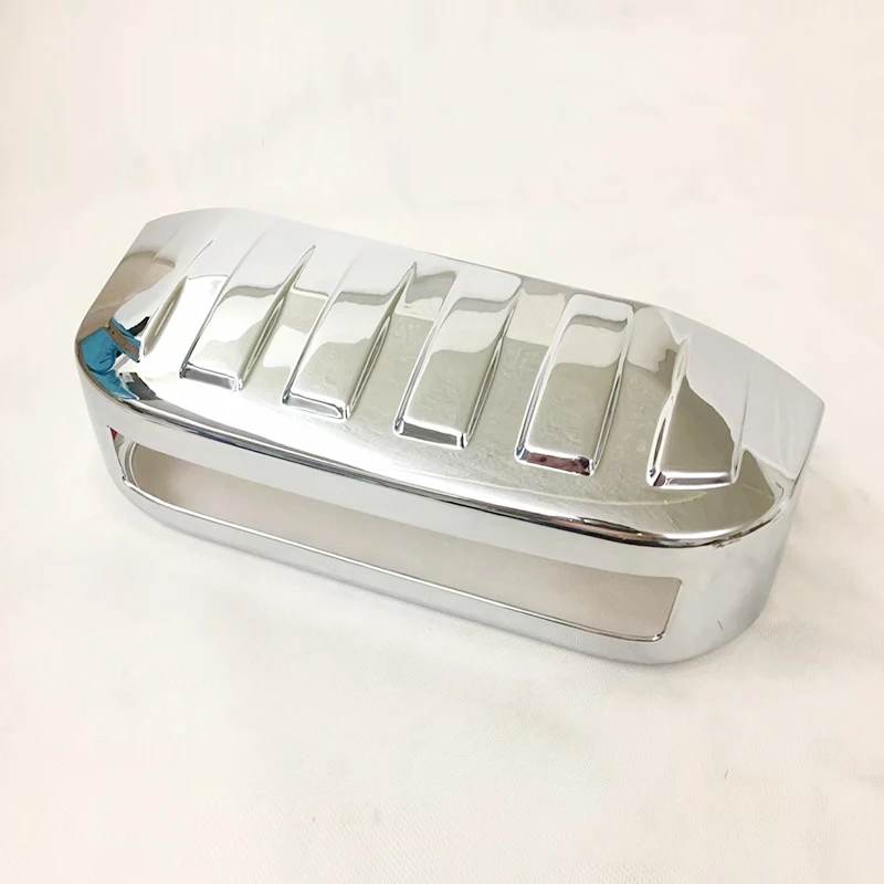 For Toyota Prado FJ150 FJ 150 2010-2017 ABS Chrome LICENSE FRAME cover trim Car Styling Accessories 1pcs