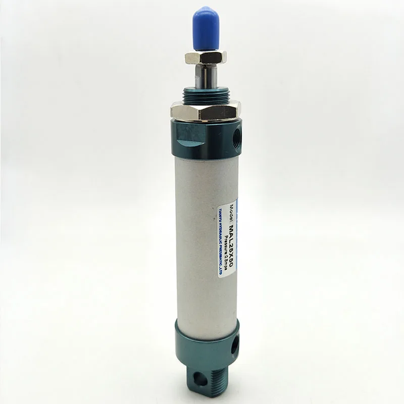 Double Action Single Rod 25mm Bore 50 Stroke Aluminum alloy Pneumatic Air Cylinder MAL 25 x 50  Free Shipping