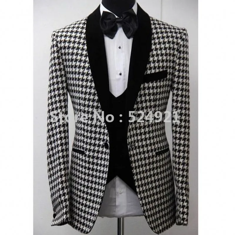 

New Arrival Groomsmen One Button Groom Tuxedos Shawl Lapel Men Suits Wedding Best Man Blazer ( Jacket+Pants+Bow Tie+Vest ) C178