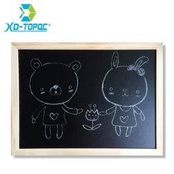 XINDI Wood Frame Magnetic Blackboard Dry Erase ChalkBoard Restaurant Office Supplier New 30*40cm Home Decorative Black Board