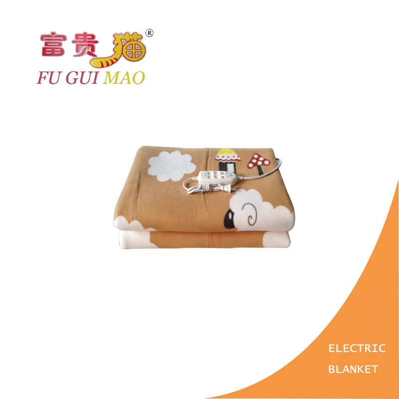 

FUGUIMAO Electric Blanket Double Electric Heated Blanket Plush Manta Electrica 220v Manta Electrica Double Control Switch Warmer