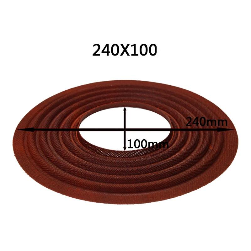2pcs 225x100/240x49.5/240x100mm 탄성 웨이브 라우드 스피커 서브 우퍼 우퍼베이스 스피커 수리 스파이더 댐퍼
