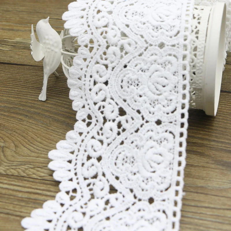 9cm 1yard  Voile Lace High Quality 100% Cotton Lace Fabric Free Shipping